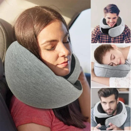 DreamEase Memory Foam Travel Pillow